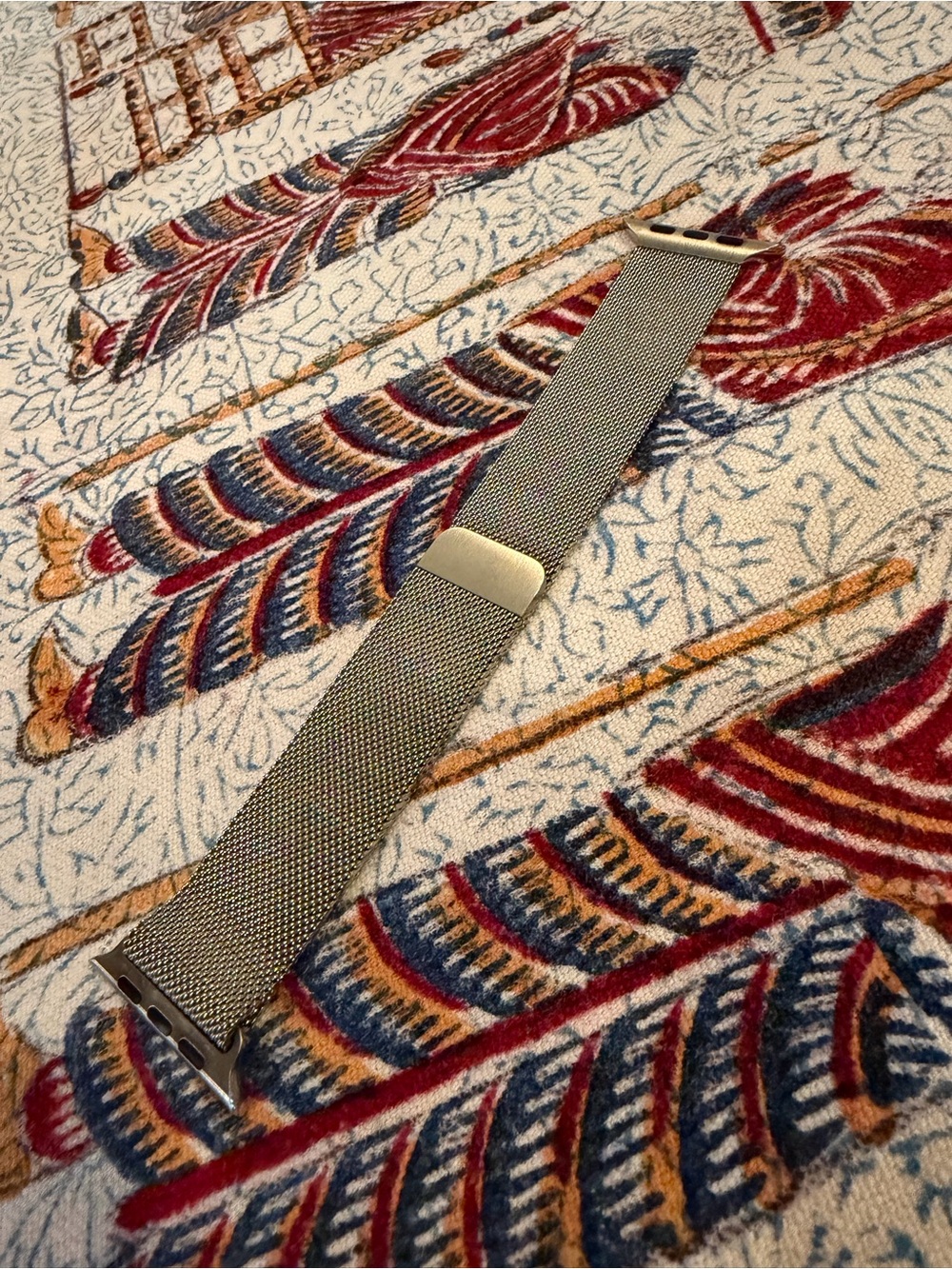 Apple Silver Milanese Loop Watch Band